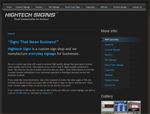 Tablet Screenshot of hightechsignshouston.com